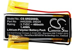 Cameron Sino Battery for Scala Rider Freecom 2, Rider TeamSet Pro, Scala Rider Multiset Q2, Scala Rider Q2, Solo, TeamSet, Ca