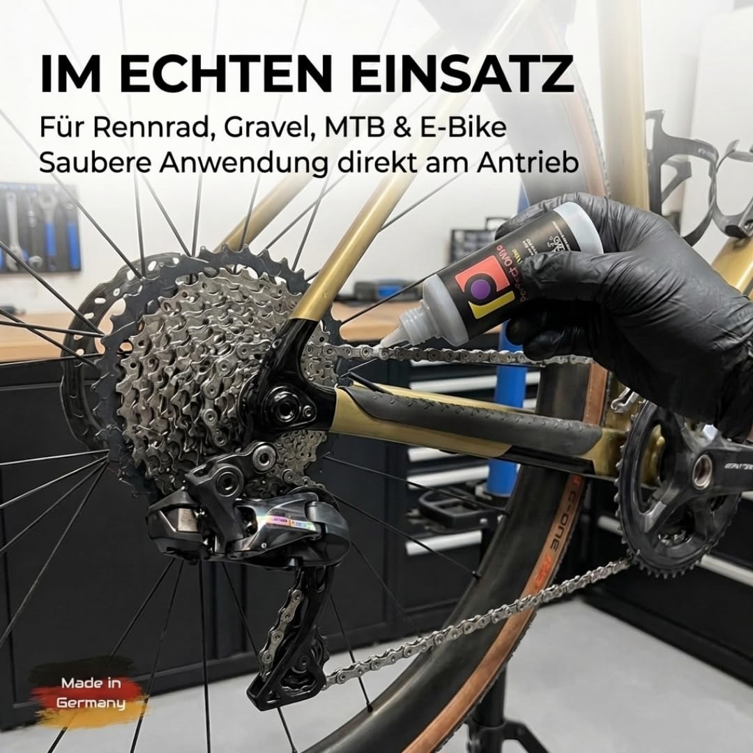Perfect Drive Chain Wax – Premium Kettenwachs mit Graphit, MoS₂ & WS₂ – Für Rennrad, Gravel, MTB & E‑Bike 7