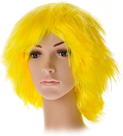 bunte haare fur clowns farbe gelb