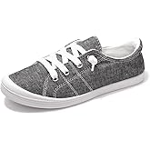 Women's Slip On Canvas Sneaker Low Top Casual Walking Shoes Classic Comfort Flat Fashion Sneakers