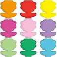 Geyee 108 Pcs Flowers Cutouts Paper Spring Bulletin Board Decorations Small Assorted Color Cutouts Classroom Die Cuts for DIY Projects Craft Office School Party Decor