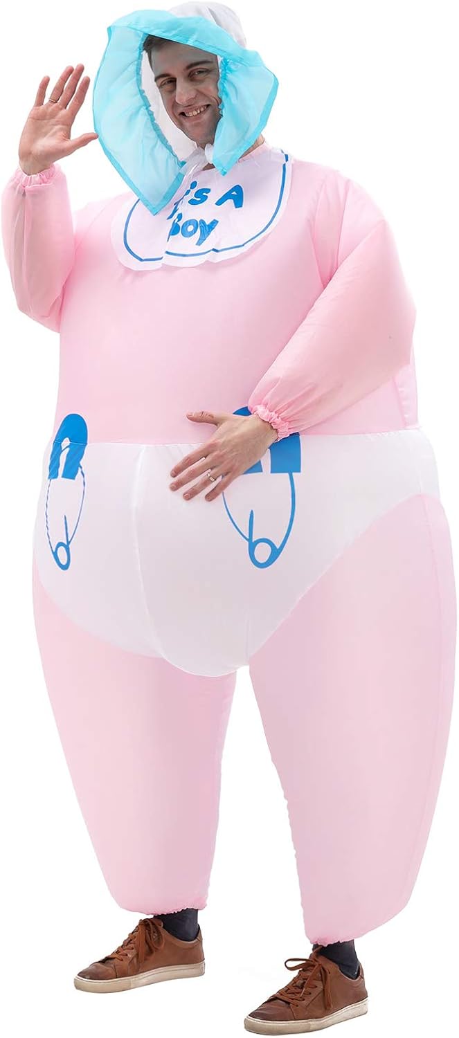 SIREN SUE Halloween Inflatable Baby Costume Funny Fancy Dress Blow Up