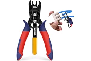 PLANEKO Air Line Pliers Push to Connect Fitting Disconnect Tool for 1/4" 5/16" Pneumatic Hose Quick Connect Fittings Removing Air Line Removal Tool Hose Release Pliers for 6mm 8mm Push Fit Connector