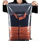 15 Pieces Large 3.5 Gallon Plastic Zipper Storage Bags 16x19 Inches Clear Reclosable Storage Bag