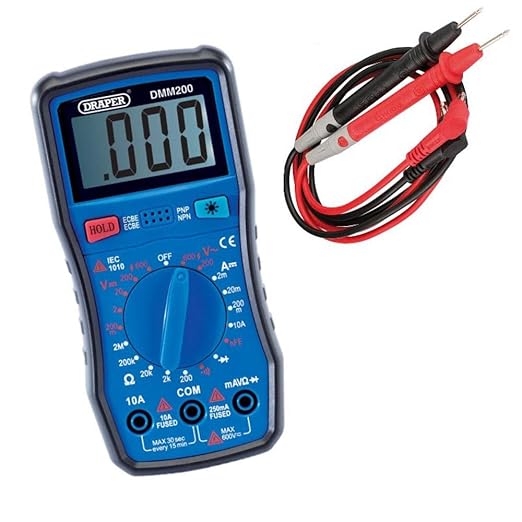 Draper Digital Multimeter with Backlight Amazon.co.uk Business