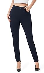 AFITNE Women's Yoga Dress Pants Skinny Pull On Work