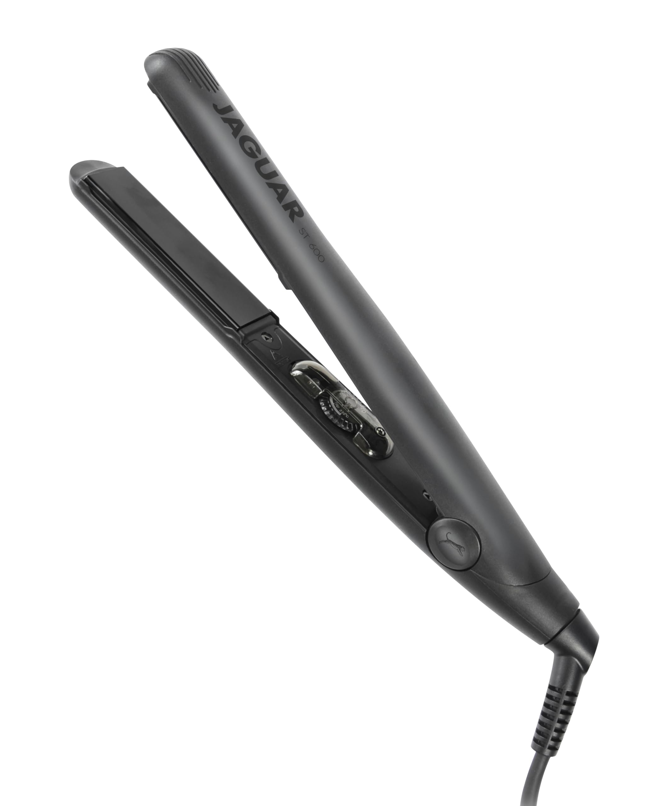 JAGUAR Straightener ST 600 Black | Professional Hair Straightener with infinitely Variable Temperature Setting | Incl. Rounded & Spring-Loaded Heating Plates | from the Professional for You