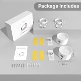 Mexllex 2PCS LED Wall Light Indoor 360° Rotatable USB Rechargeable Lamp view 7