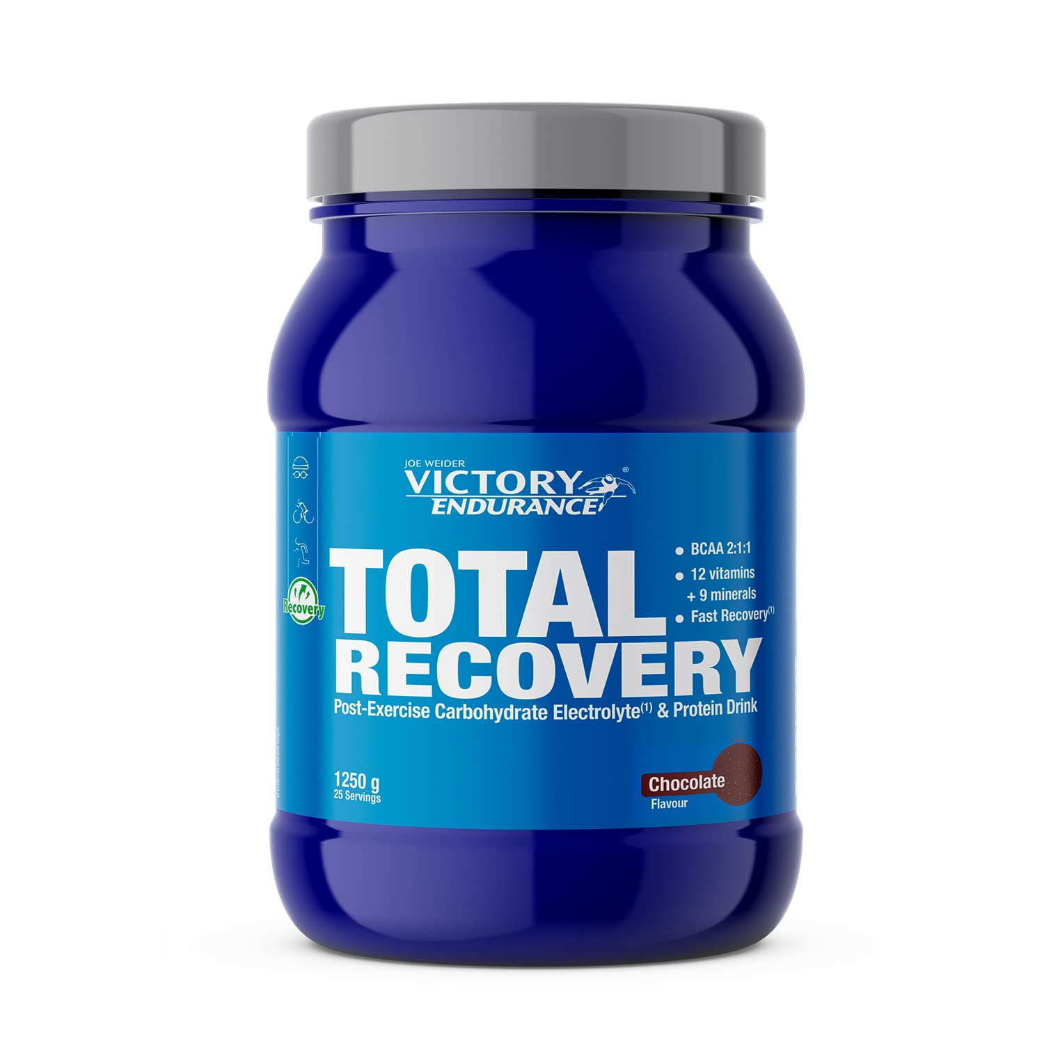 VICTORY ENDURANCE Total Recovery (1250g) Chocolate Flavour; Maximizes Recovery After Training; Enriched with Electrolytes and Vitamins