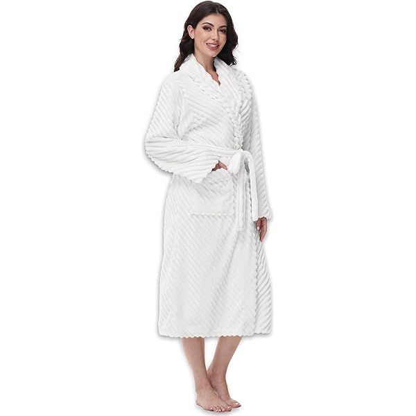 Skin Natural 36 1/2” Juliana Organic Cotton Robe - Robe for Women
