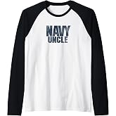 Mens U.S. Navy Uncle Raglan Baseball Tee