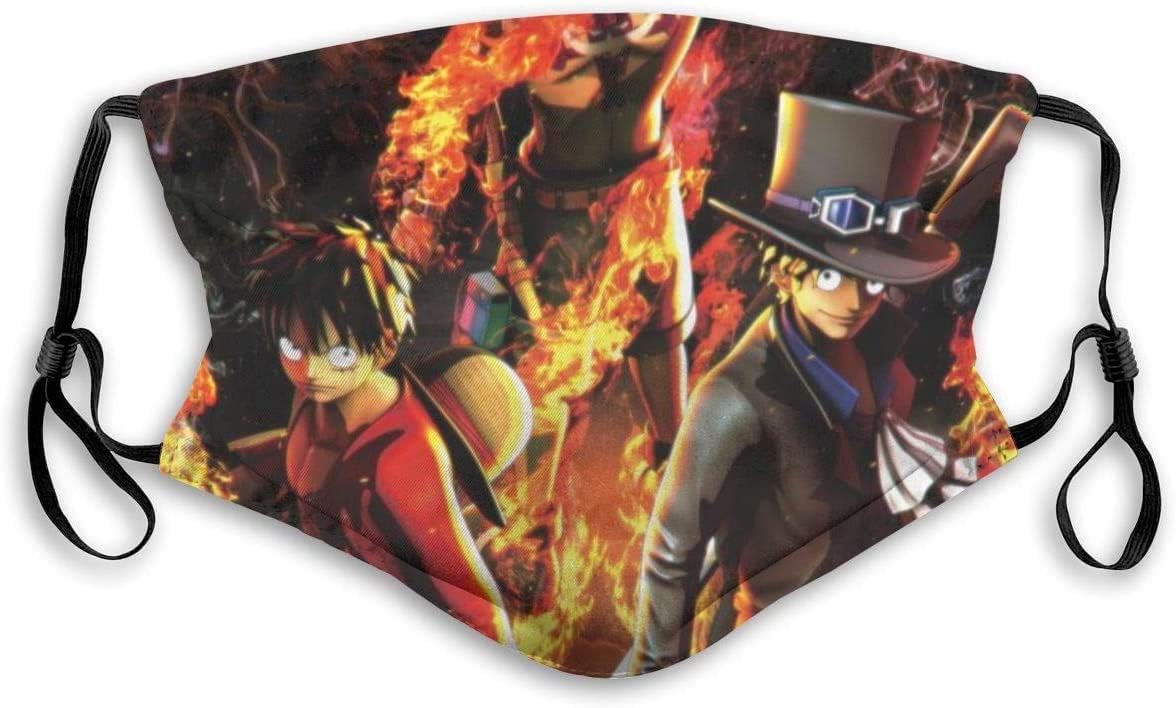 KWSAAXD mask Mens Women Adult Kids Cool One Piece Anime Cartoon Mask M