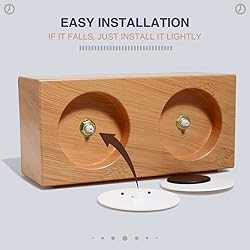 MENG ZHI AO Desktop Big Eyes Clock Rotating Eyes
