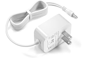 VHBW for Fisher Price Swing Adapter Cord 6V Power Cord for Fisher Price Ingenuity Cradle Swing, Rainforest Cradle Swing, Butterfly Ocean Wonders for Fisher Price Swing Power Adapter Cord 6.5FT