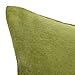 Deconovo Corduroy Pillow Case Cushion Cover with Invisible Zipper 18 x 18 Inch (Corduroy 18x18 Inch-4pcs, Oasis)