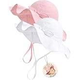 FURTALK Baby Sun Hat Toddler Beach Hats with UPF 50+ Sun Protection Wide Brim Girls Bucket Hat