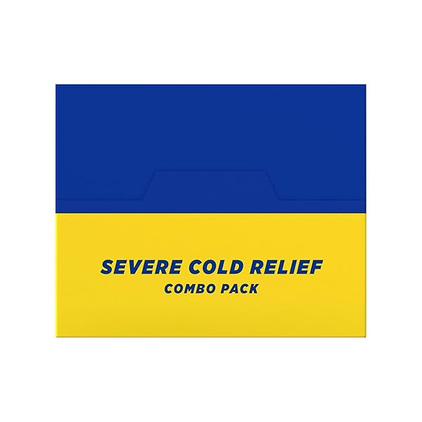 THERAFLU COMBO DAYTIME AND NIGHTTIME SEVERE COLD RELIEF POWDER, HONEY LEMON FLAVOR, 12 COUNT, 6 DAYTIME + 6 NIGHTTIME