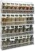 Sorbus Spice Rack Organizer [4 Tier] Country Rustic Chicken Herb Holder, Wall Mounted Storage Rack, Great for Storing Spices, Household Items and More (White)