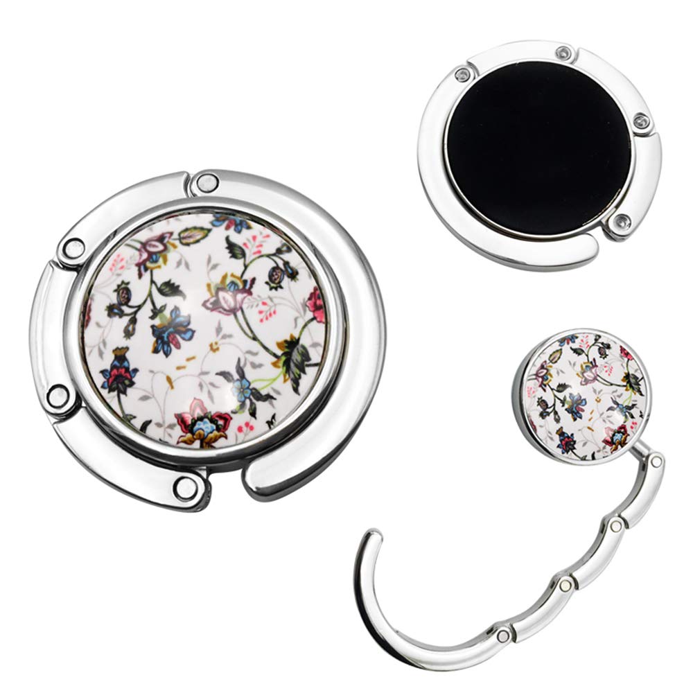 Qsvbeeqj Gancio a forma di animale da viaggio portatile per borsa ganci per borsa da tavolo appendiabiti da scrivania per borse da donna