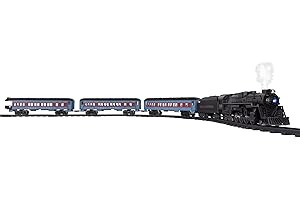 Lionel The Polar Express Battery O Gauge Toy Train Set with Remote, Locomotive, Train Cars, & Track with Authentic Train Sounds, Lights, & Water Vapor Smoke Effects for Kids 4+