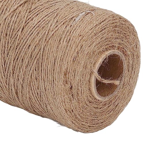 Jute Rope 300 m x 2 mm Natural | Crafts Gardening Wrapping Gifts Decoration
