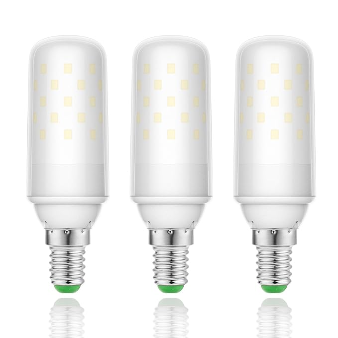 LOHAS E14 Candle LEd Bulb, E14 9W Warm White 2700K,80W Incandescent