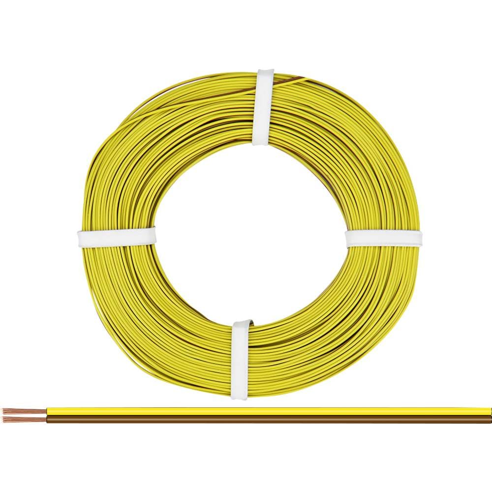 Donau Elektronik Double wire yellow-brown 50 m
