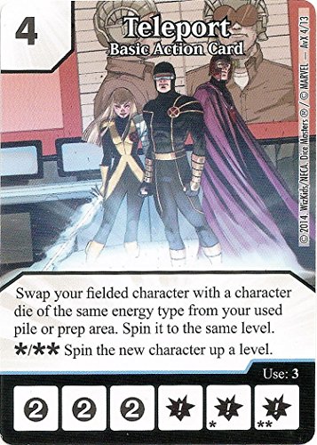 Marvel Dice Masters Promo Card: Teleport Basic Action Game