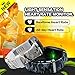 Kassica Smart Wristband Outdoor Sports Healthy Fitness Tracker Waterproof Smart bracelet Bluetooth Wrist band with Heart Rate Monitor Pedometer For IPhone Samsung HTC Smart Phones (Black)