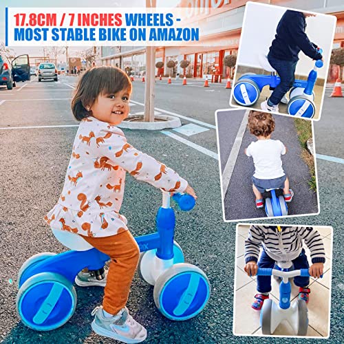 Peradix Baby Balance Bikes Adjustable Bicycle Riding Toys for 10