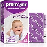 Premom Quantitative Ovulation Test Strips, Ovulation Predictor Kit with Smart Digital Ovulation Reader APP, Numerical Ovulati
