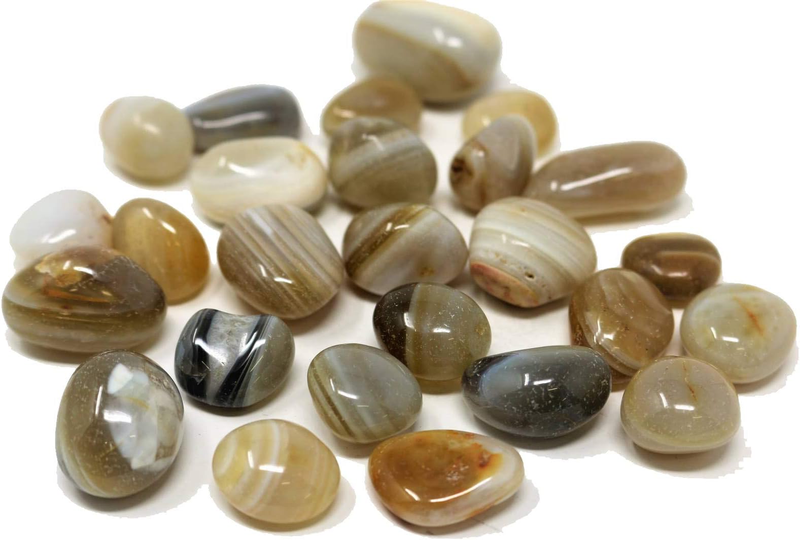 Marcopolo Gems Botswana Agate Tumbled Stone
