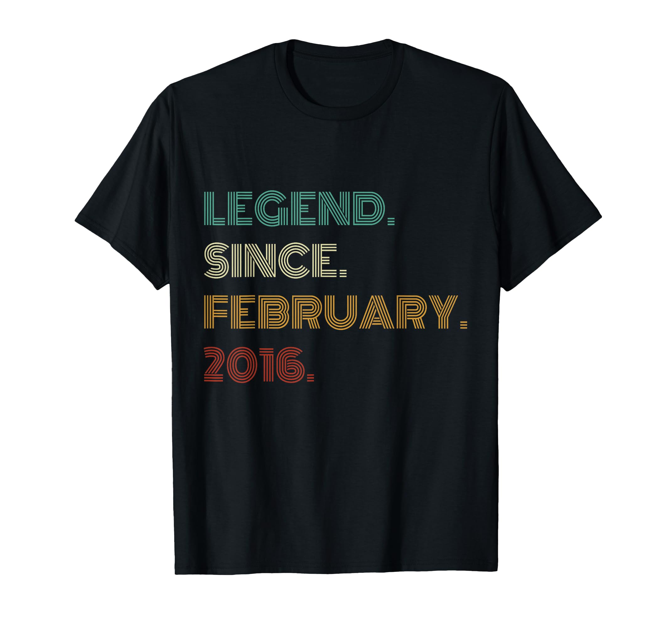 Photo 1 of *NAVY BLUE* 10 Years Old Legend Since February 2016 10th Birthday T-Shirt