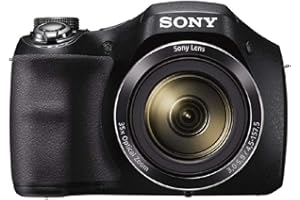 Sony DSC-H300/BM - 20.1MP High Zoom Point and Shoot Camera 35x Zoom - Black (Certified Refurbished)