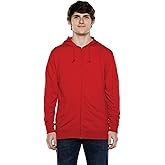 Cottonhood Lightweight Jersey Zip Hoodie for Men – Full Zip Casual Cotton Hoodie, Soft Long Sleeve