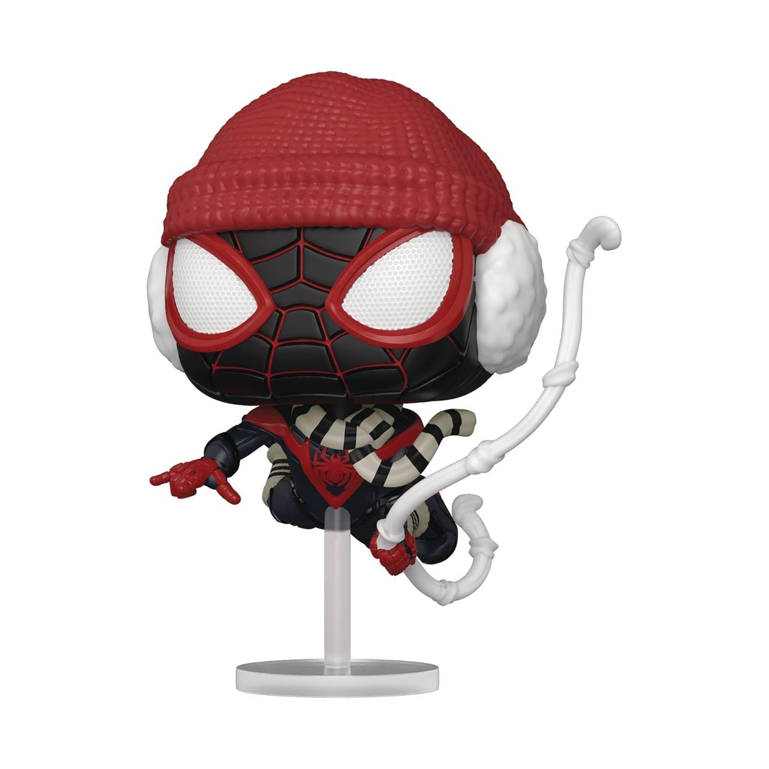 Funko POP! Games: Miles Morales - Winter Suit - Spider-man - Miles Morales Game - Collectable Vinyl Figure - Gift Idea - Official Merchandise - Toys for Kids & Adults - Video Games Fans