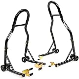 Venom Motorcycle Front+Rear Spool Dual Lift Stand