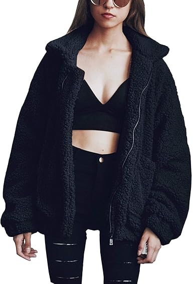 amazon fuzzy coat