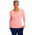 Healing Hands Women's Underscrub Soft Knit Melissa Longsleeve Scrub Tee with Breathable & Easy Care Fabric 5047