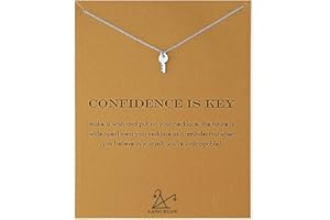 LANG XUAN Friendship Compass Necklace Good Luck Butterfly Pendant Chain Necklace with Message Card Gift Card for Women