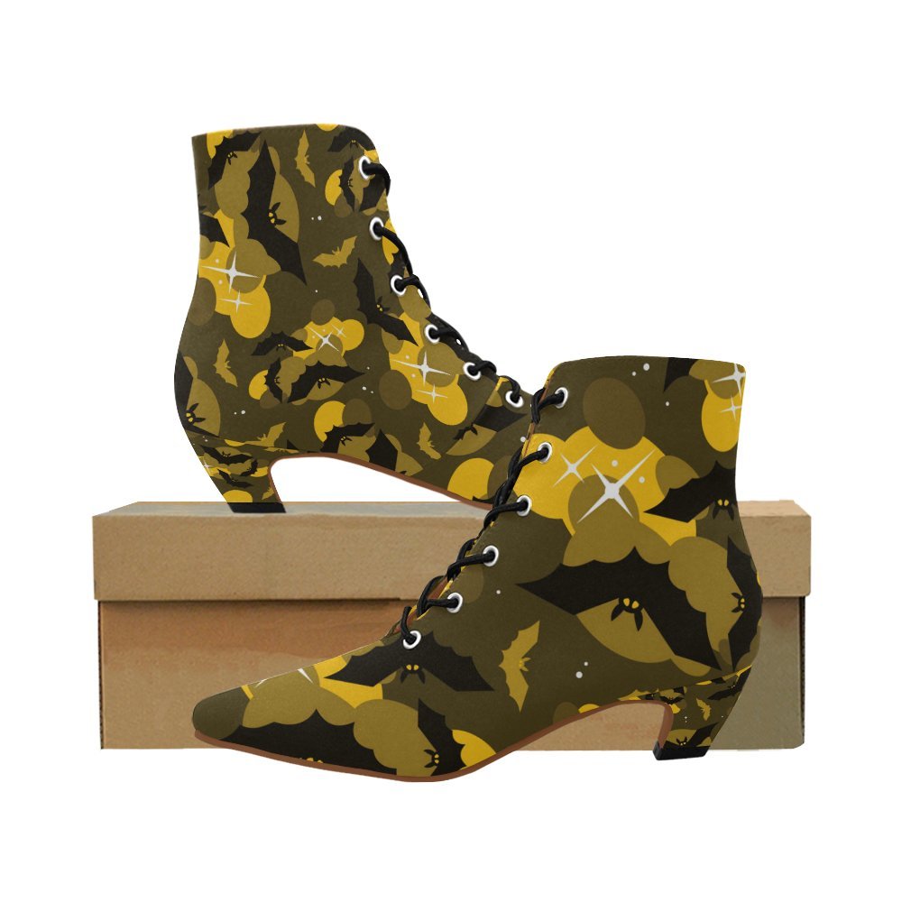 Unique Debora Custom Pointed Toe Low Heel Booties Ankle Short Boots for Women