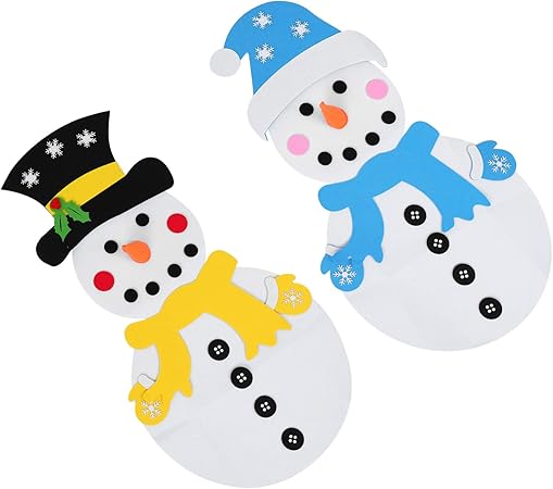 Amazon Heallily 2セットdiyクリスマススノーマンキットフェルトスノーマンゲームセットクリスマスホリデードア壁掛け装飾用取り外し可能な飾り付き クリスマス雑貨 おもちゃ Amazon Heallily 2セットdiyクリスマススノーマンキットフェルトスノーマンゲームセットクリスマスホリデードア壁掛け装飾用取り外し可能な飾り付き クリスマス雑貨 おもちゃ