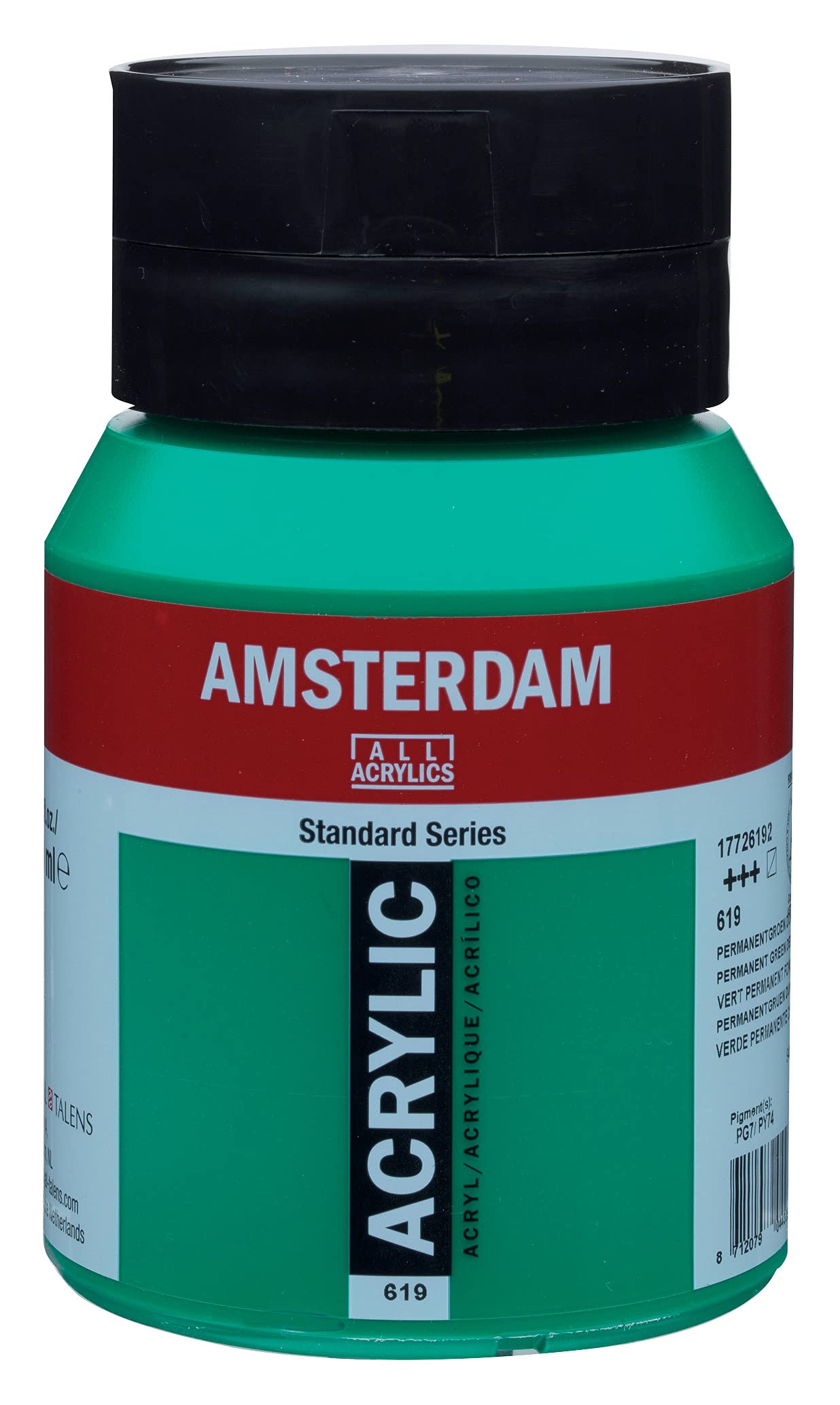 Amsterdam Standard Series Acrylic Jar 500 ml Permanent Green Deep 619 (17726192)