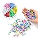 JPSOR Paper Clip—600 28/33/50mm Colors Paper Clips, for Office and Personal Document Organization