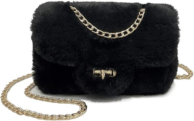 fur crossbody bag