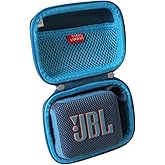Hermitshell Hard Travel Case for JBL Go 4 / JBL Go 3 - Ultra-Portable Bluetooth Speaker (Blue, Case for JBL GO 4)