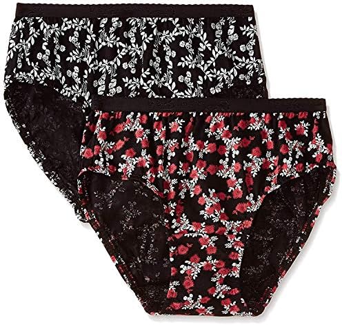 Jockey womens Women's Cotton Hipster Panty (BharP304, Dark Assorted Colour) - Pack of 2