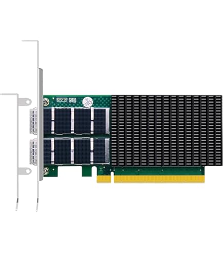 Low Profile Bracket For Mellanox CX314A MCX354A-FCBT MCX314A-BCBT MCX314A-BCCT E - Foto 8