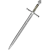 quescu Medieval Knight Toy Sword,35.6" Plastics Sword Medieval Warrior Costume Accessories for Renaissance Fair Cosplay,Props