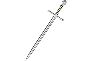 Medieval Knight Toy Sword,35.6" Plastics Sword Medieval Warrior Costume Accessories for Renaissance Fair Cosplay,Props